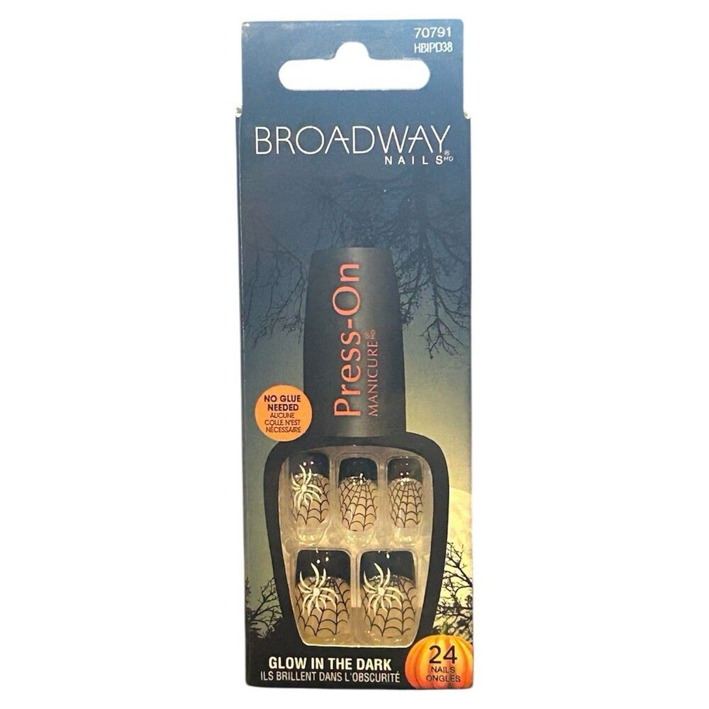 Broadway Nails Glow in the Dark 24ct 70791#